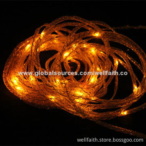 LED String Light With Silk Tube for Outdoor Decoration